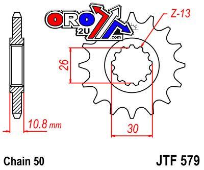 JT Front Sprocket JTF579.16 Jt