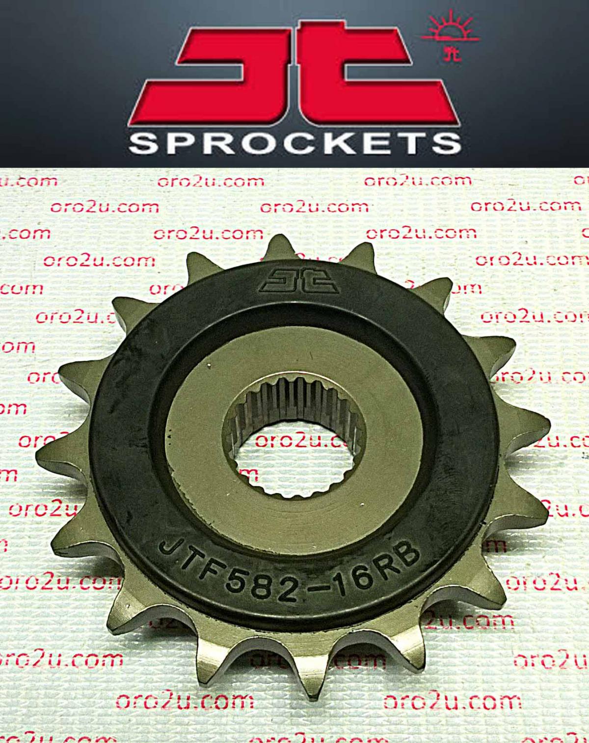JT Front Sprocket JTF582.16rb Jt, Oe Rubber Cushioned