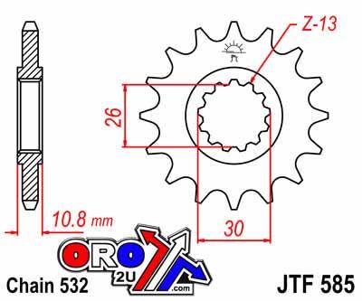 JT Front Sprocket JTF585.17 Jt