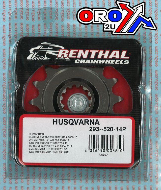 Renthal Front Sprocket Renthal 293, Husqvarna 293--520-14p, 293--520-14p