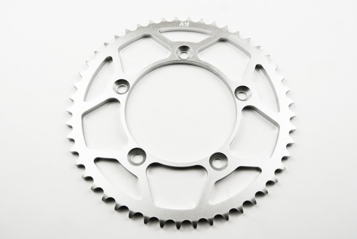 FIR Rear Sprocket Steel Light Sil, MX-89449-2 Silver, SR046-49 Jtr89449
