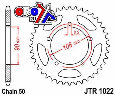 JT Rear Sprocket JTR921.41 Jt