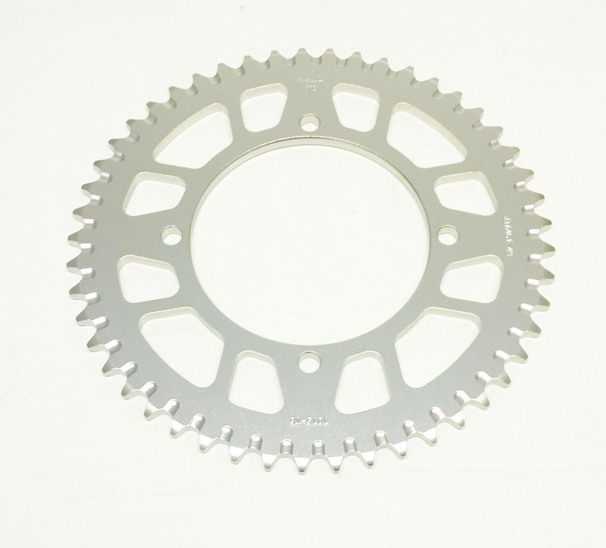 Dirt Racing Rear Sprocket Alloy Sil 4-hole, JTA461.49 7075-t6 Aluminium, JTA461.49