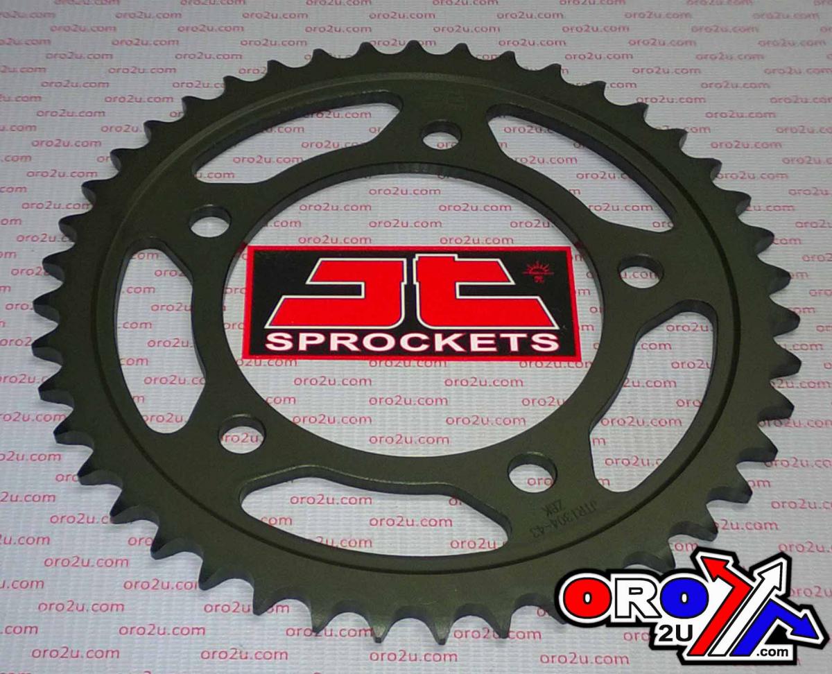 JT Rear Sprocket Steel Hard Zbk, C45 Inductionjtr1304.43zbk