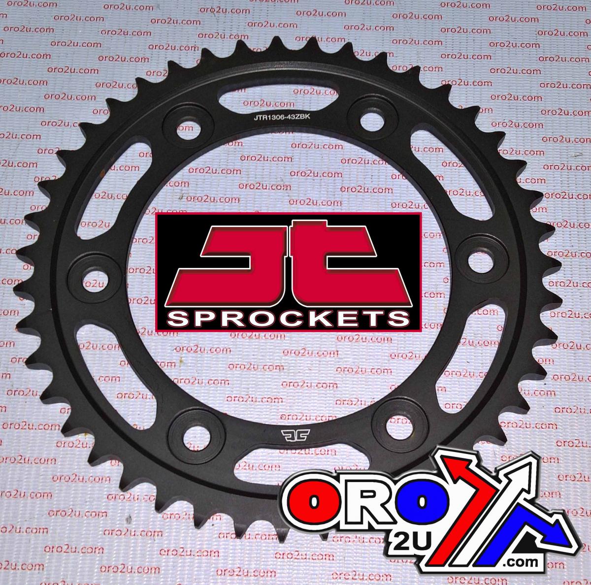 JT Rear Sprocket Steel Hard Zbk, C45 Inductionjtr1306.43zbk
