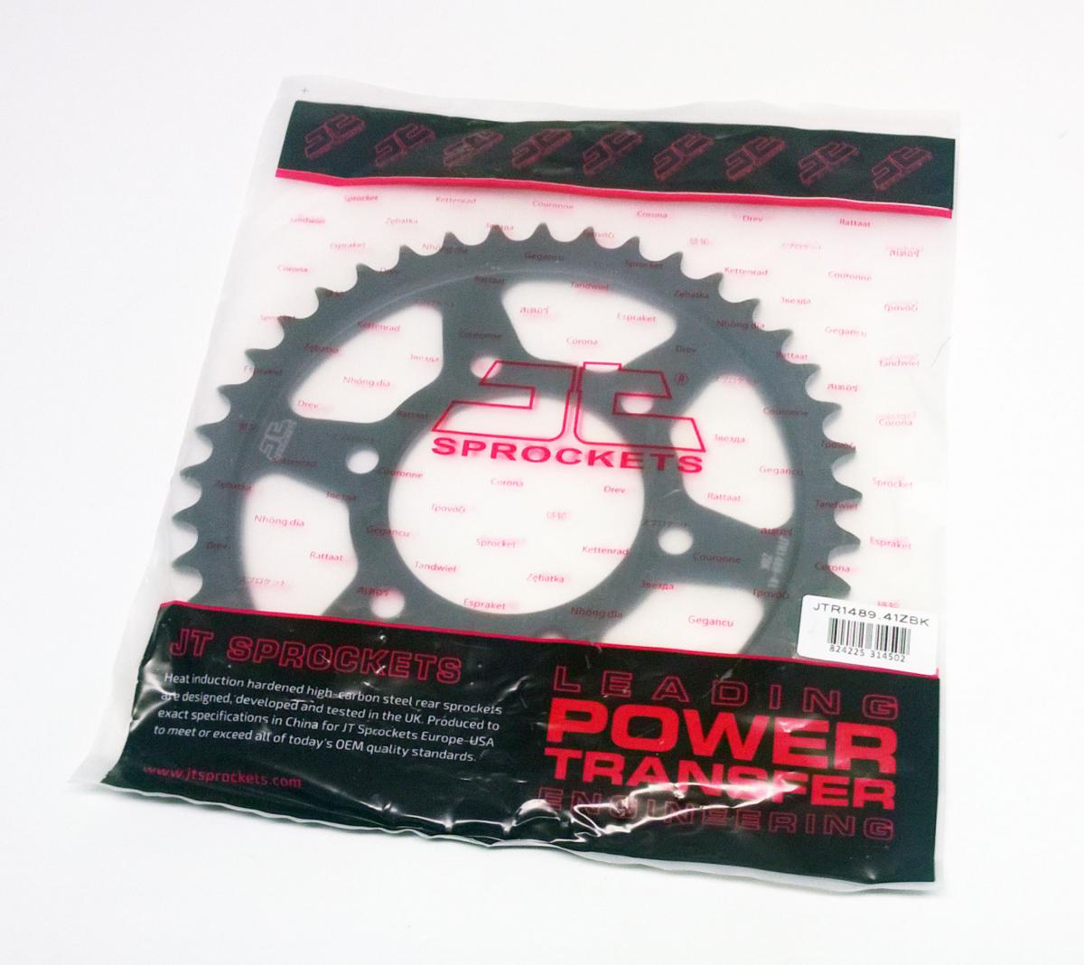 JT Rear Sprocket Steel Hard Zbk, C45 Inductionjtr1489.41zbk