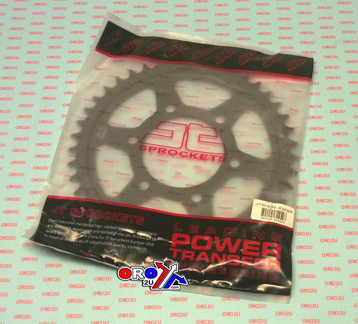 JT Rear Sprocket Steel Hard Zbk, C45 Inductionjtr1489.43zbk