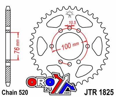JT Rear Sprocket Jtr1825.38 Steel