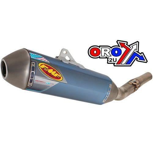 FMF Exhausts End of Line Factory 4.1 Titanium Blue Exhaust Silencer 11-13 Honda CRF 250 R - Fmf 041439