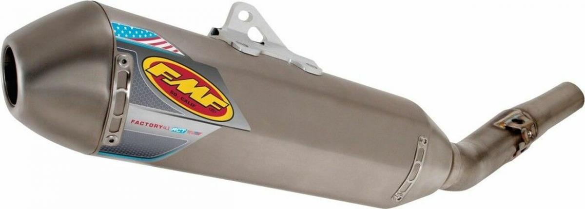 FMF Exhausts End of Line Factory 4.1 Ti Natural Exhaust Silencer 11-12 Suzuki RM-z 250 - Fmf 043293