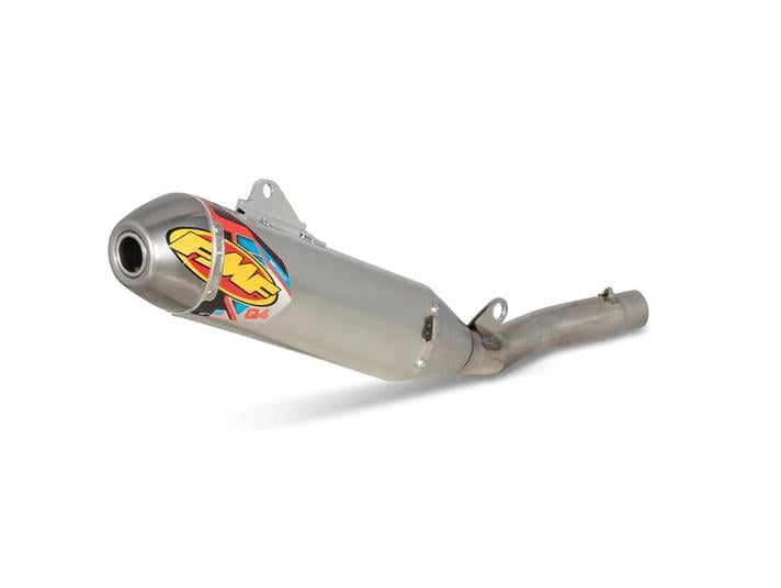 FMF END OF LINE 11-12 RMZ450 Q4 HEX W/SA, FMF 043326 EXHAUST SILENCER L Light Blue