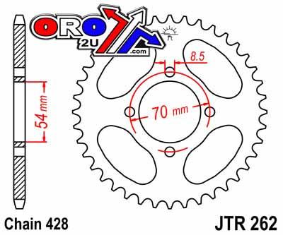 JT Rear Sprocket JTR262.40 Jt 428
