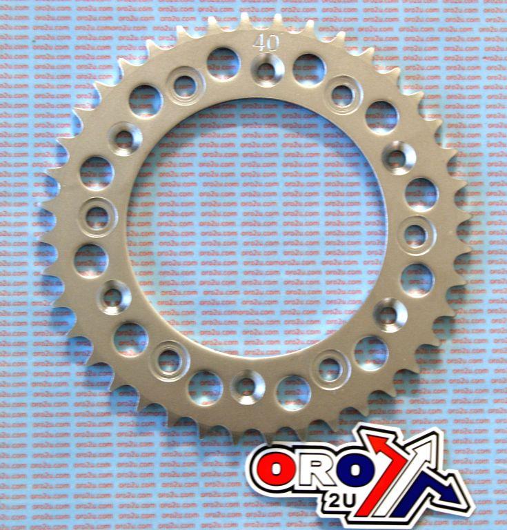 FIR Rear Sprocket Steel 40t301/210, Double Drilled JTR301.40, JTR210.40, JTR301/210