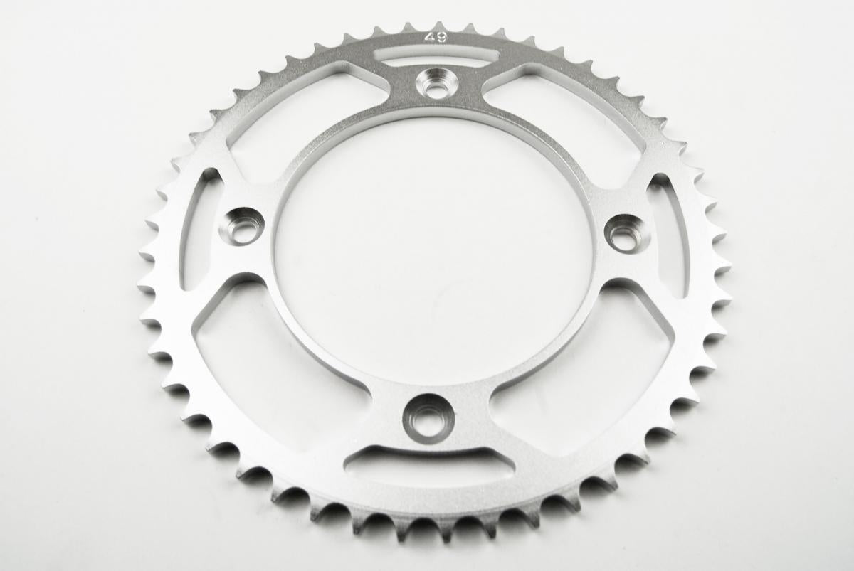 FIR Rear Sprocket Steel Light Sil, MX-89549-2 Silver, SR441-49 Jtr89549