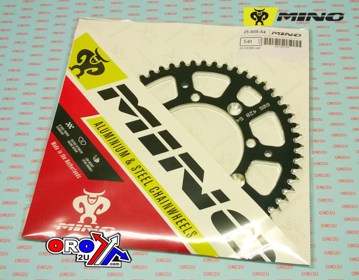 MINO Mino Rear Sprocket Alloy Silver 462, 25-605-54 Chain 428 Conversion