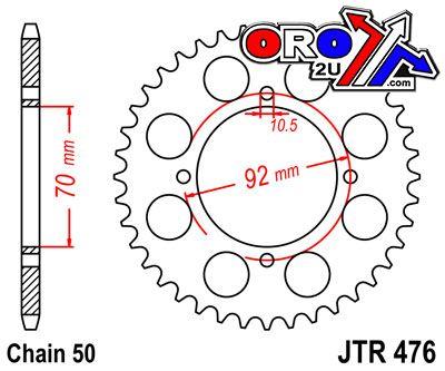 JT Rear Sprocket JTR476.44 Jt