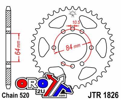 JT Rear Sprocket Jtr1826.39 Jt Sr1826-39