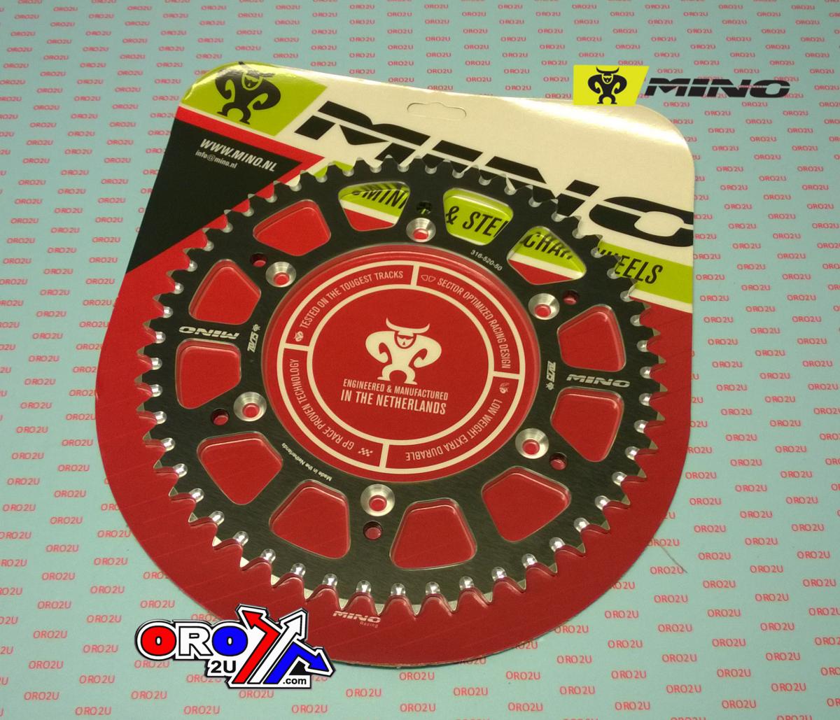 MINO Mino Rear Sprocket Alloy Black 822, 25-316.520.50