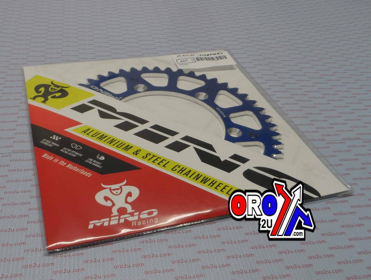 MINO Mino Rear Sprocket Alloy Blue 808, 25-423-520-48 Blue