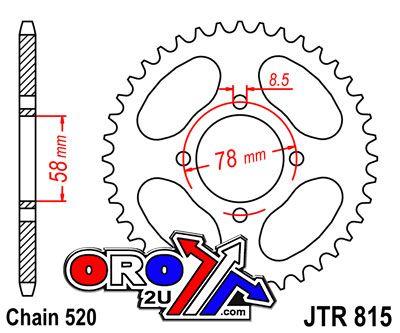 JT Rear Sprocket JTR815.38 Steel