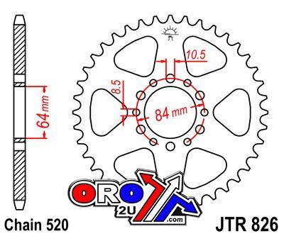 JT Rear Sprocket Steel JTR826.47