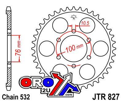 JT Rear Sprocket JTR827.43 Jt