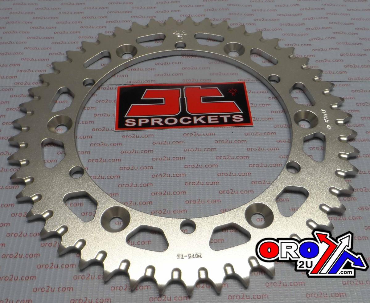 Dirt Racing Rear Sprocket Alloy Silver, JTA853.47 7075-t6 Aluminium
