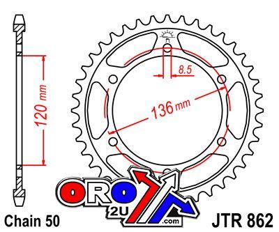 JT Rear Sprocket JTR862.38 Jt