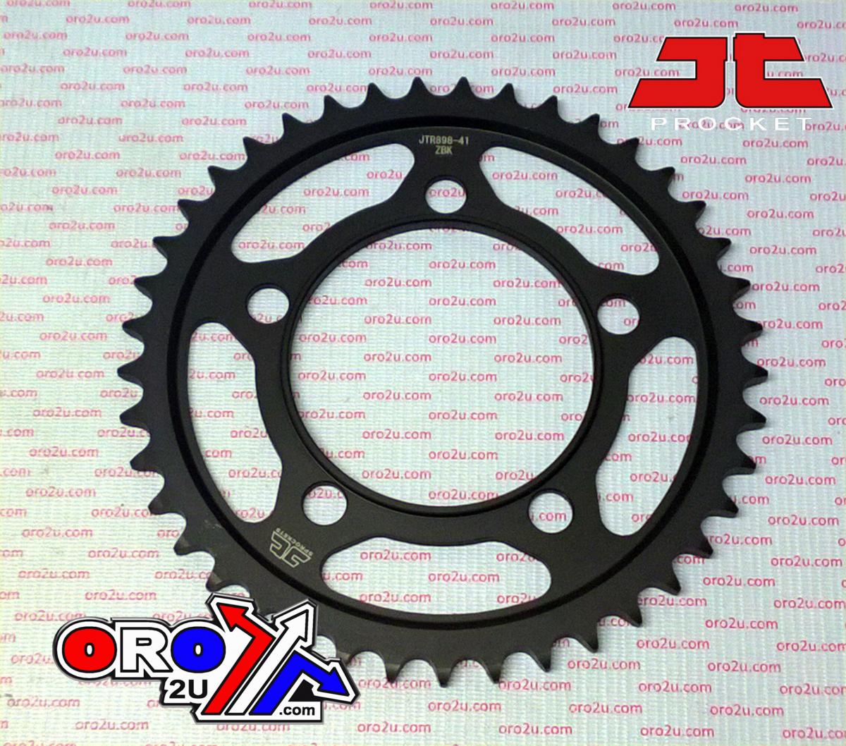 JT Rear Sprocket Steel Hard Zbk, C45 Induction JTR898.41zbk, SR898.41zbk