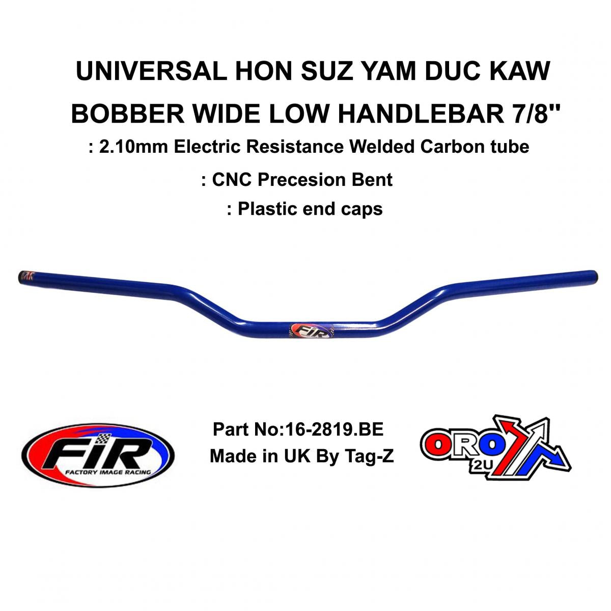 FIR Bobber Handlebar 7/8'' Blue, Hon Suz Yam Duc Kaw Wide, / Re: Cml405128
