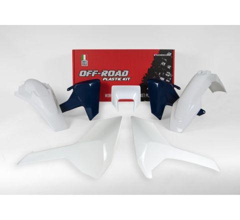 Rtech Plastics Plastic Kit Enduro 17-18 Husky TE/FE/TX, 5 Piece Oem Colour, Rtech R-kithsq-oem-517