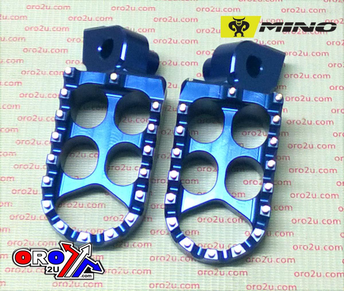 Scar Racing Foot Pegs Scar Blue Yam, 48 Aluminium Billet S1211b