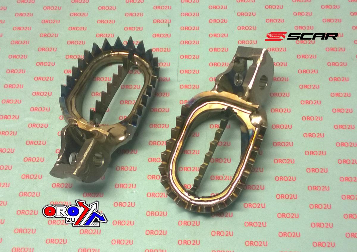 Scar Racing Foot Pegs Titanium KTM, Scar Racing S5517
