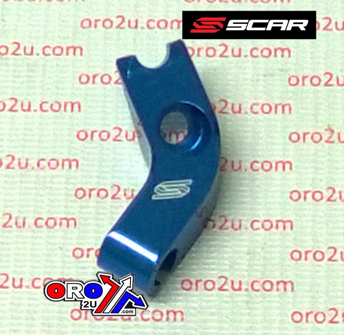 Scar Racing Clutch Cable Guide Blue, Scar CCG100 YZF/WRF250
