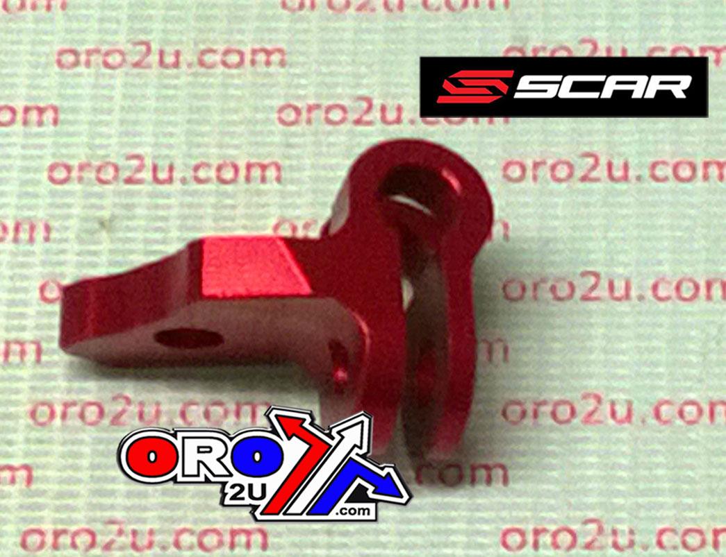 Scar Racing Clutch Cable Guide Red, Scar CCG401 RM-z450 08-20