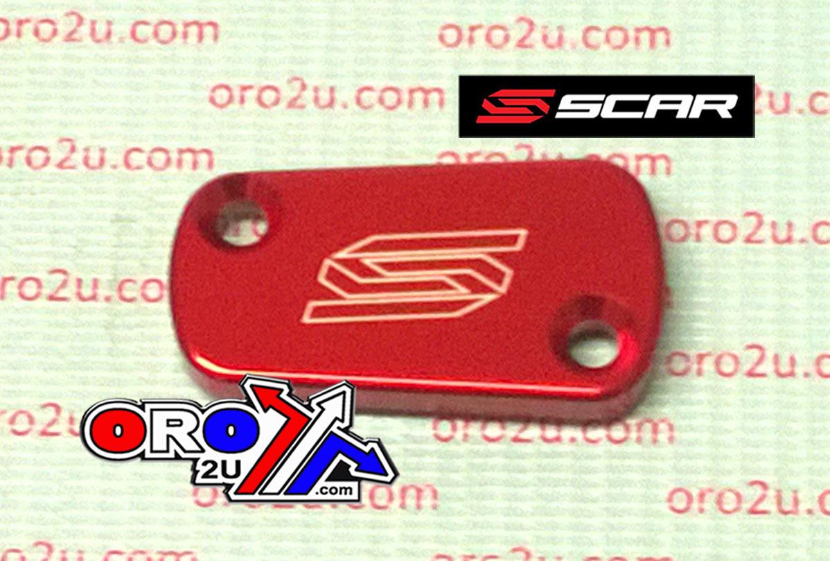 Scar Racing Rear Reservoir Cap Kaw/suz, Scar Racing 3901 Red
