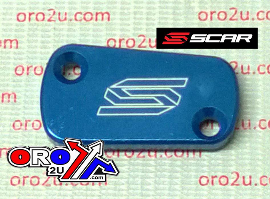 Scar Racing Rear Reservoir Cap Kaw/suz, Scar Racing 3901b Blue