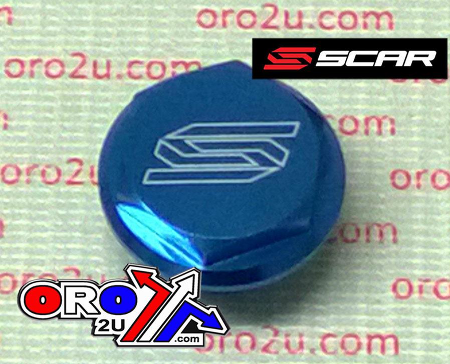 Scar Racing Rear Reservoir Cap KTM, Scar Racing 5901b Blue
