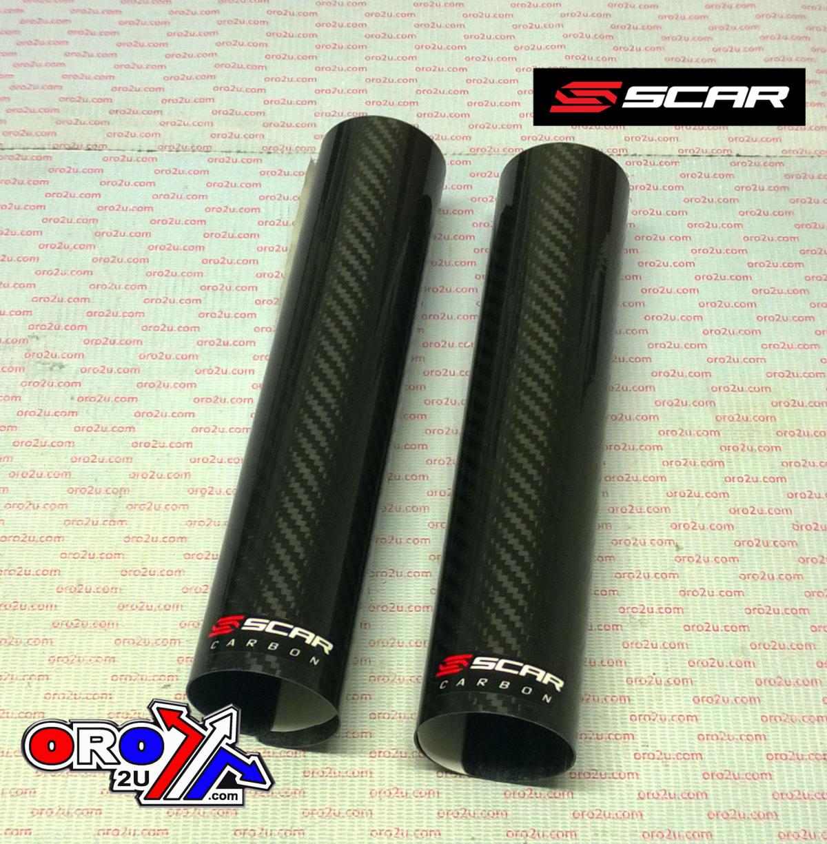 Scar Racing Carbon Lower Fork Wrap, Scar Racing Sfwlb 240x52 Carbon Fibre, for Big Bikes (125/250/450/500)
