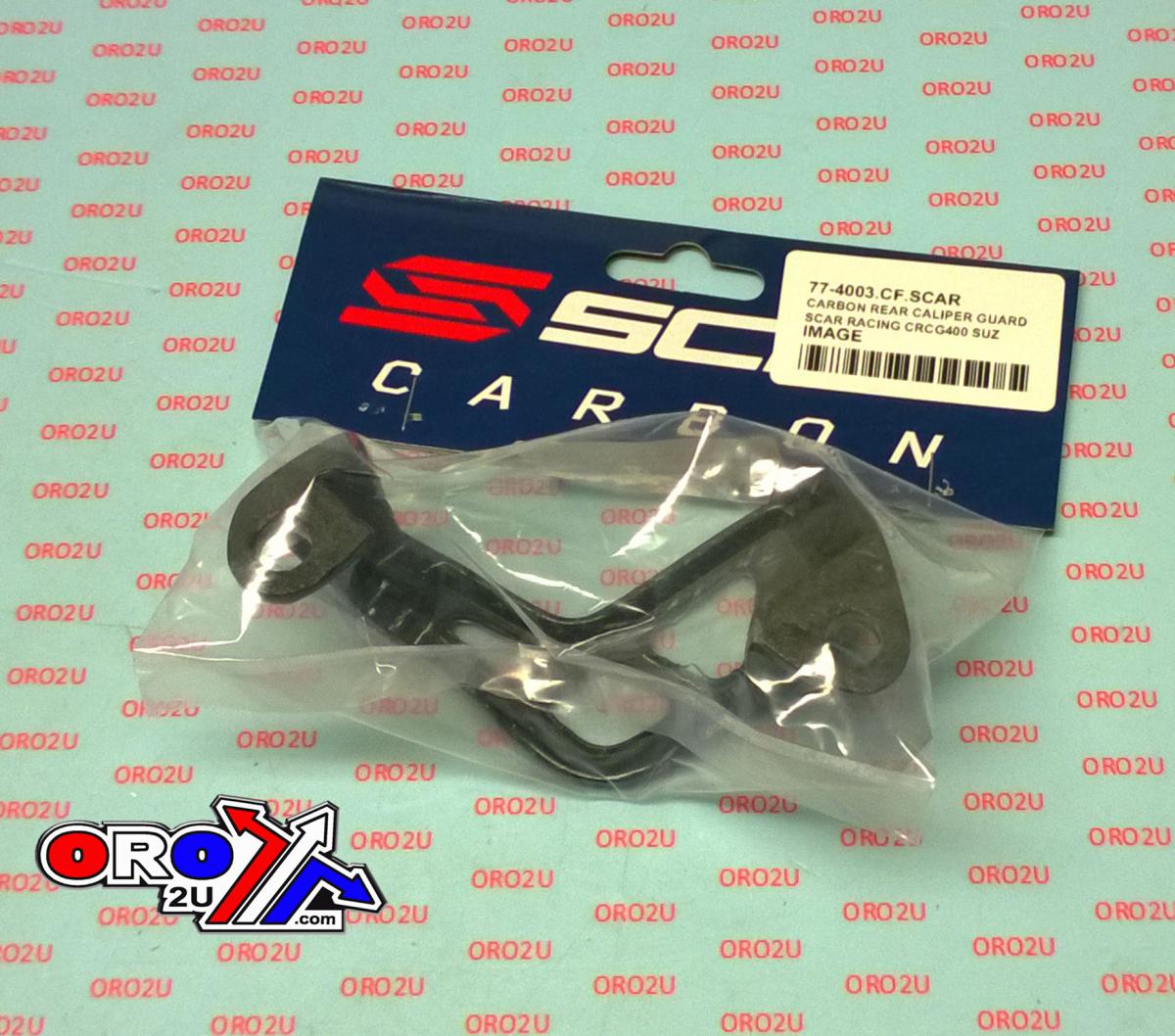 Scar Racing Carbon Rear Caliper Guard, Scar Racing CRCG400 Suz