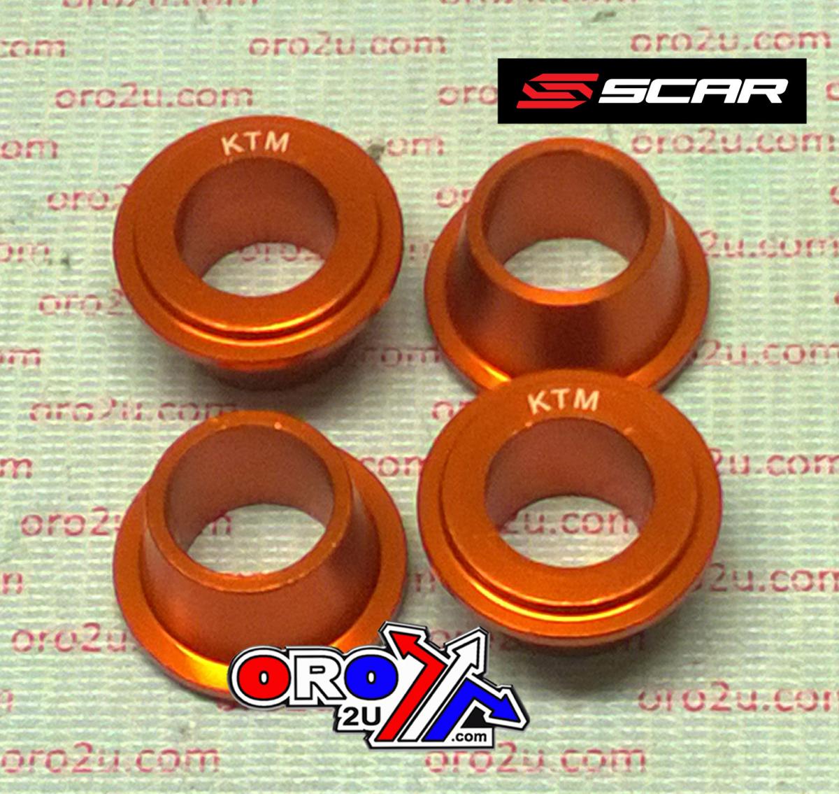 Scar Racing Rubber Killers Pk4 KTM Orange, Scar Racing ScKTM