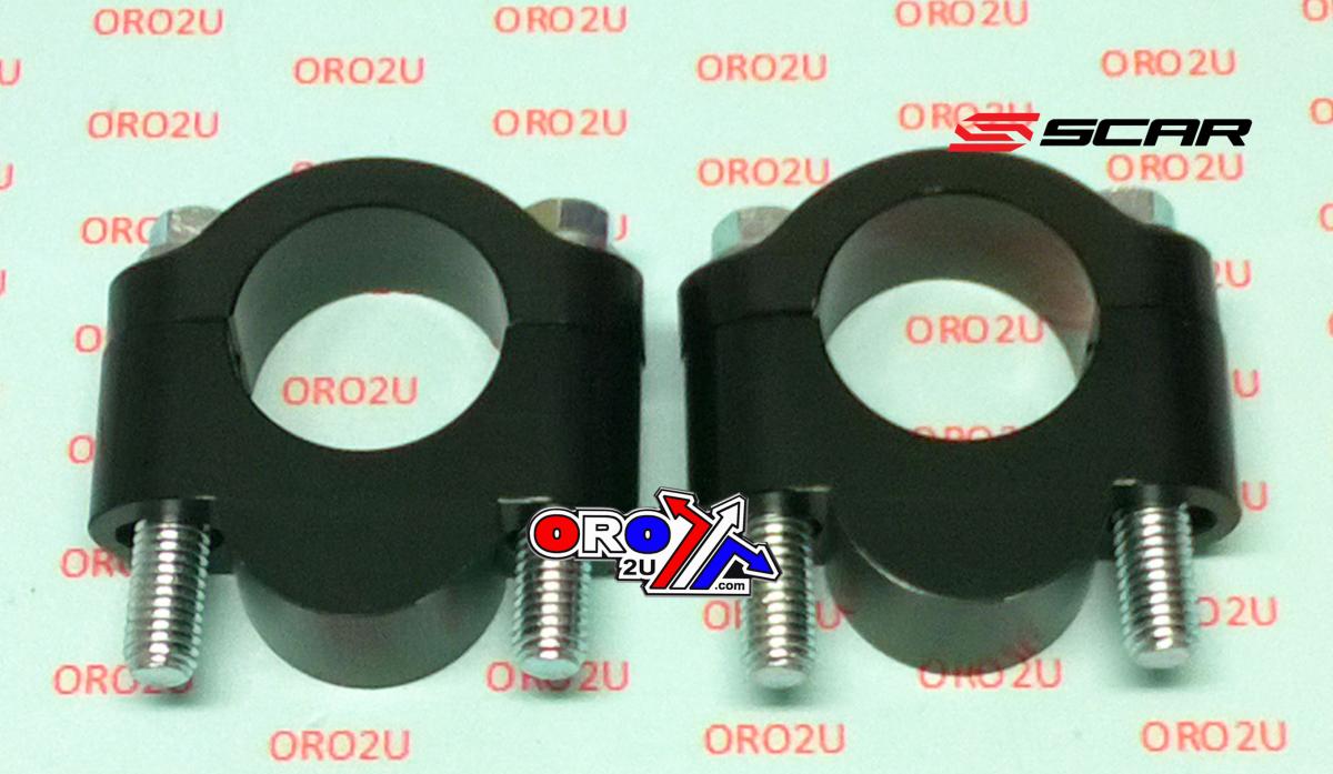 Scar Racing Bar Rise Kit 28.6 Black, Scar Racing Ubr2 Rise 20mm