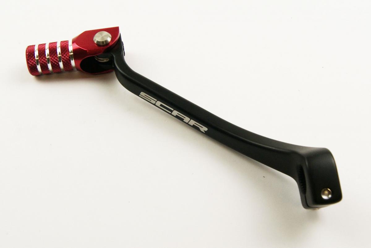 Scar Racing Gear Lever Shift 17-18 CRF450R, Blk/red Aluminium Forged CRF250R 2018, Scar Racing GSL121 700-mke-305