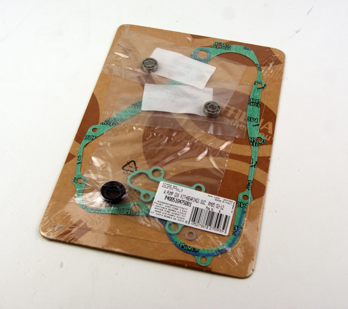 Athena Water Pump Gasket Kit RM 85 02-23, Athena P400510475001 Suzuki with Bearing