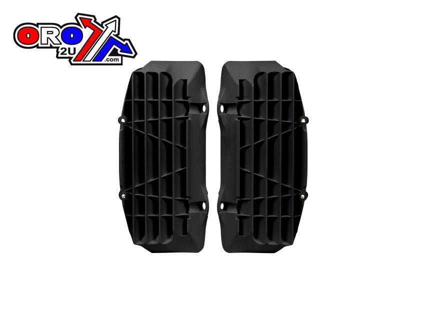 Rtech Plastics Louvers Rad Oversize Black, KTM / Husqvarna 16-18, Rtech R-grKTMbn0017