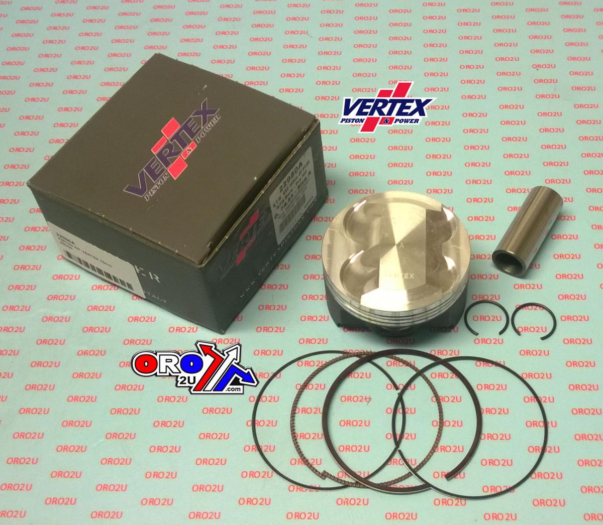 Vertex Piston Kit Vertex 75.0 B Beta Rr 250 05-07, Vertex 22980b KTM EXC 250 01-06 Hc