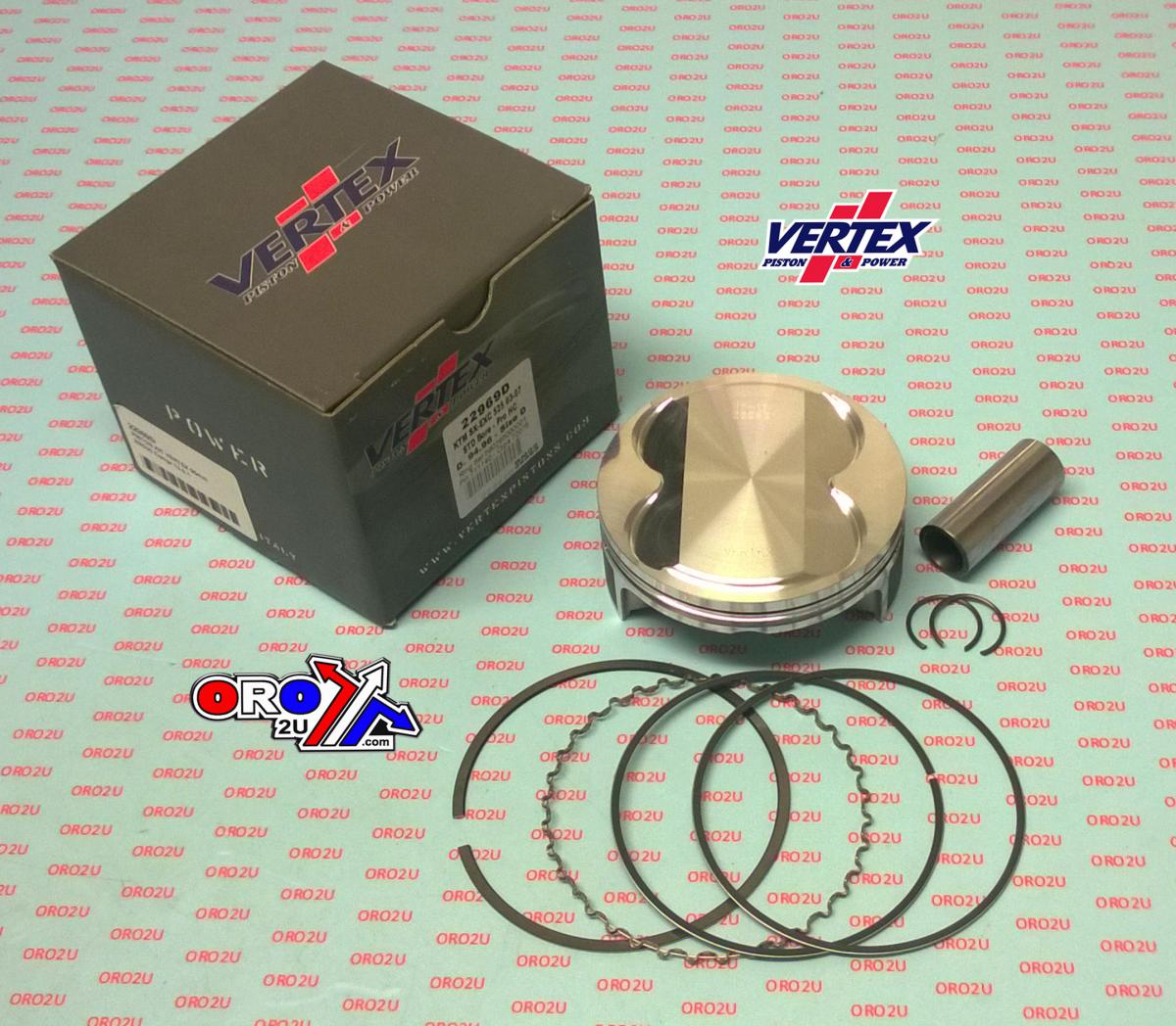 Vertex Piston Kit Vertex 95mm B KTM SX/EXC, Vertex 22969b Beta Rr 525 05-09 Hc