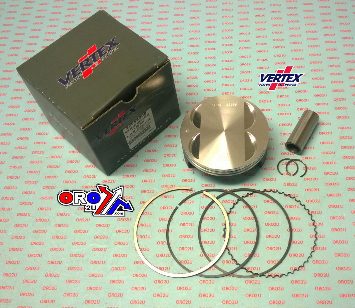 VERTEX PISTON KIT  98.0 BETA RR 525 05-08 BIG BORE,  22958300 OS +3.00 COMPR 11,0:1