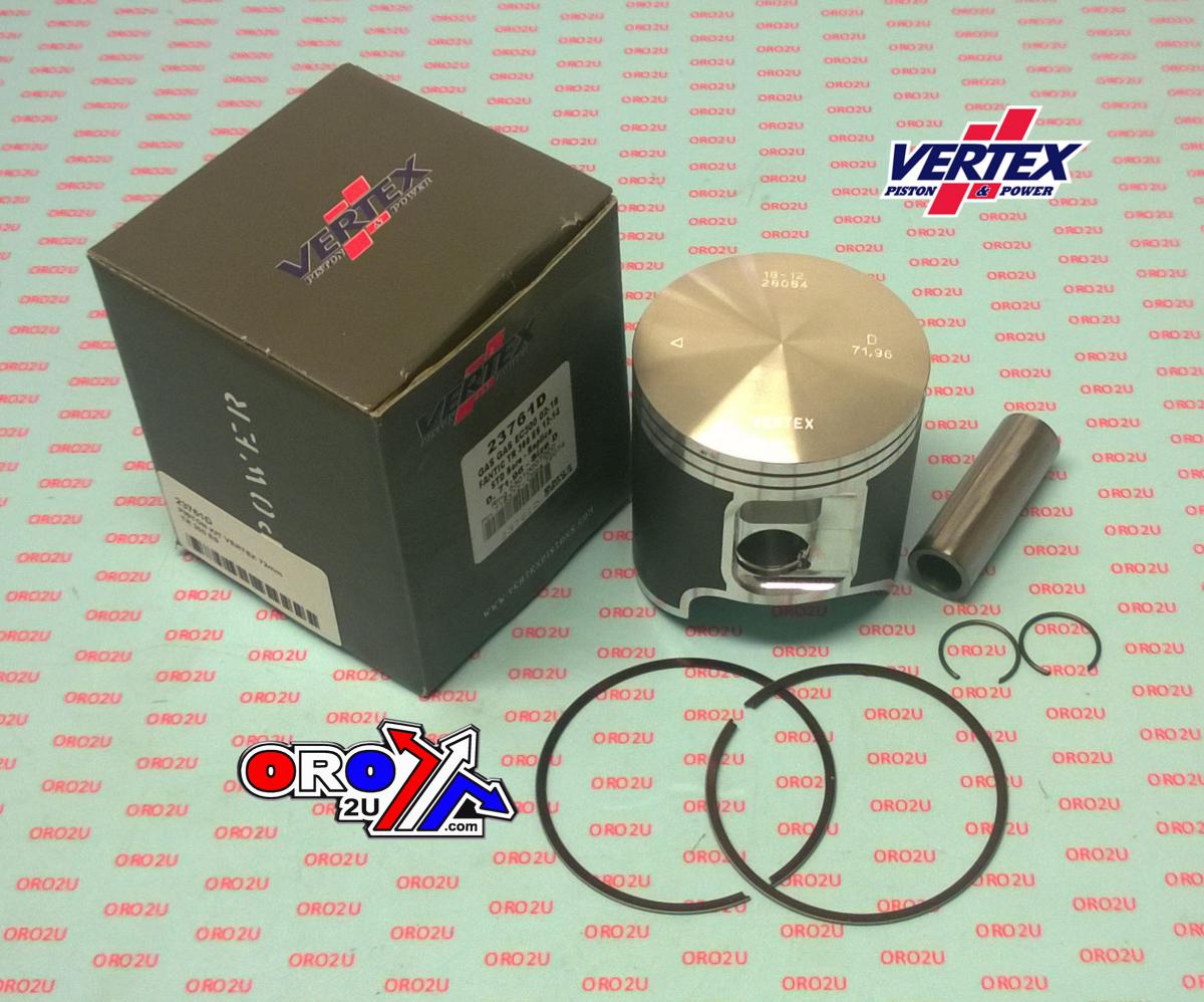 Vertex Piston Kit Vertex 72.0 C Fantic Tr 300es 12-14, Vertex 23761c Gas Gas EC 02-19/rieju Mr 2021