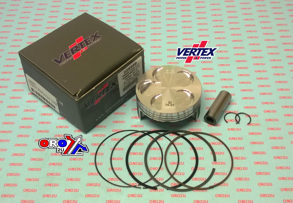 Vertex Piston Kit Vertex 77.0 B Yamaha YZ/WR 250 01-14, Vertex 22889b Compr 13,5:1 Fantic Tf 20 Es